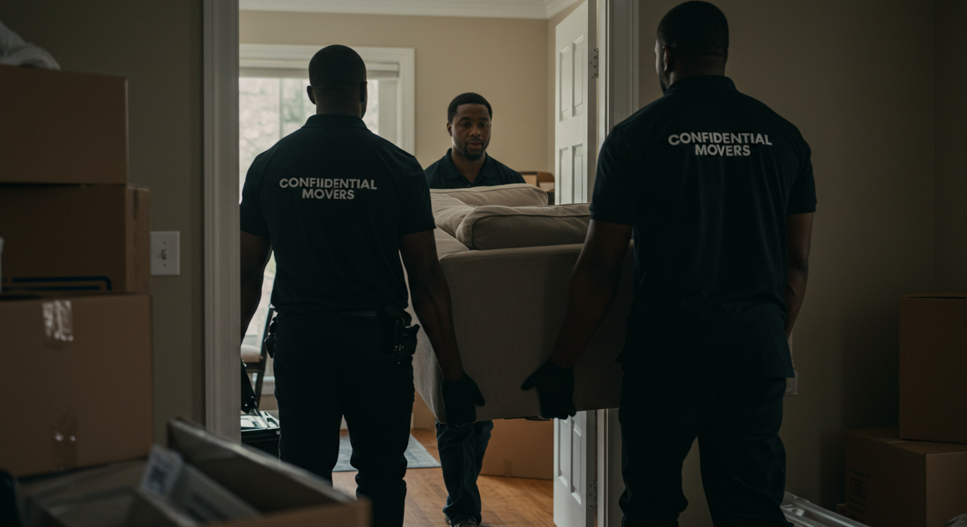 Moving Process Infographic