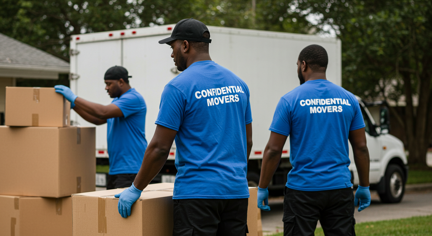Office Movers Setting Up Desks