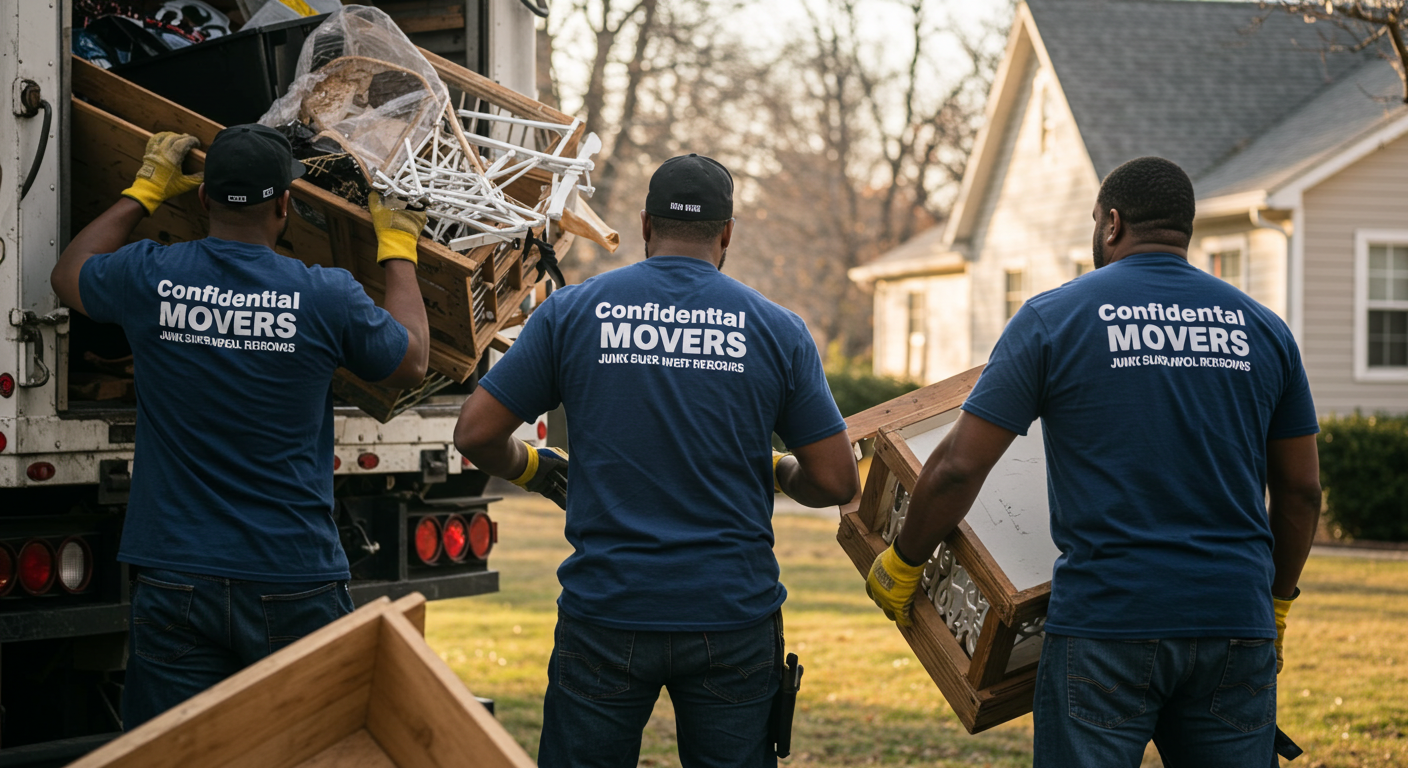 Junk Removal Crew in Action